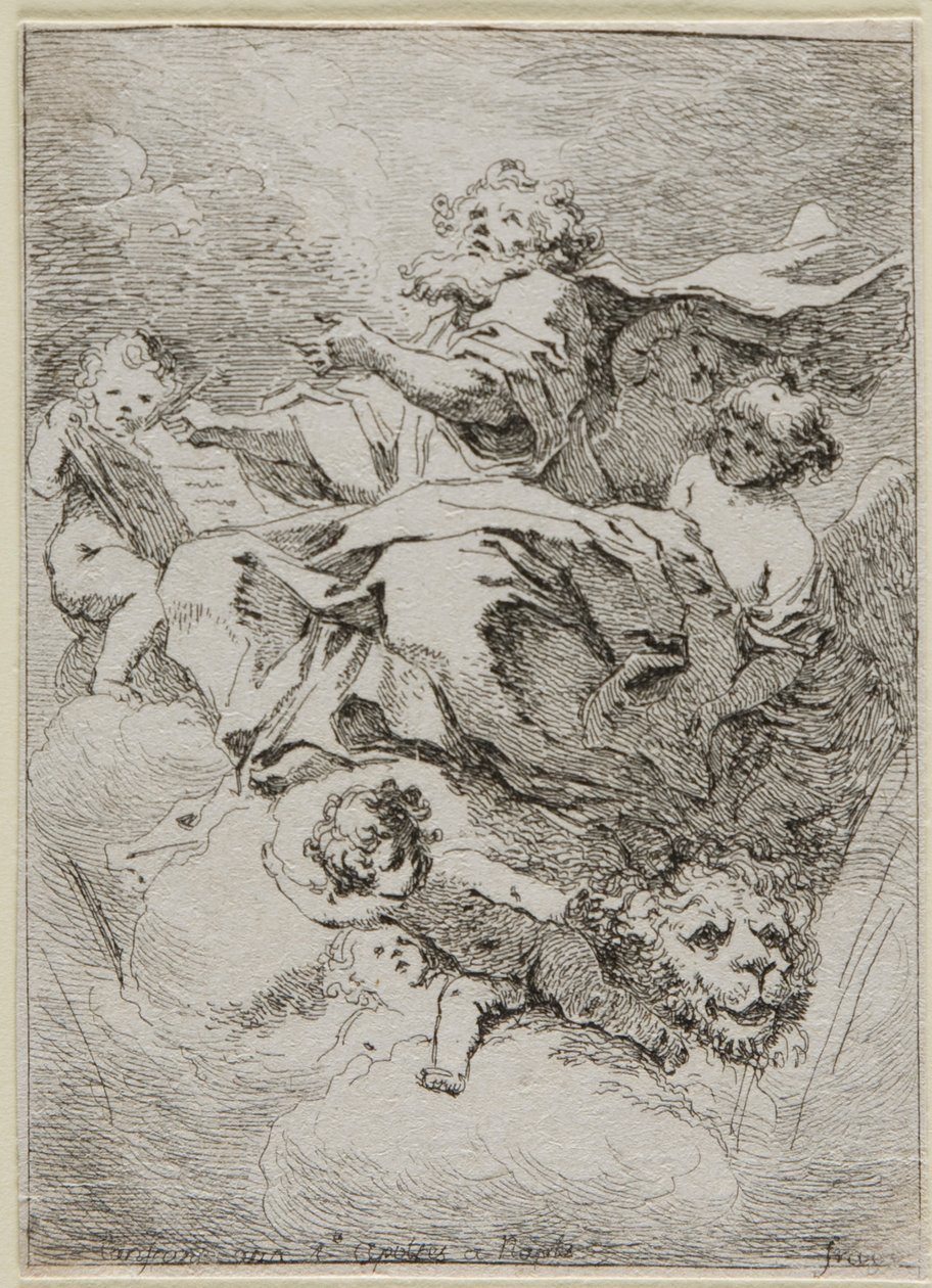 Saint Mark by Jean Honore Fragonard