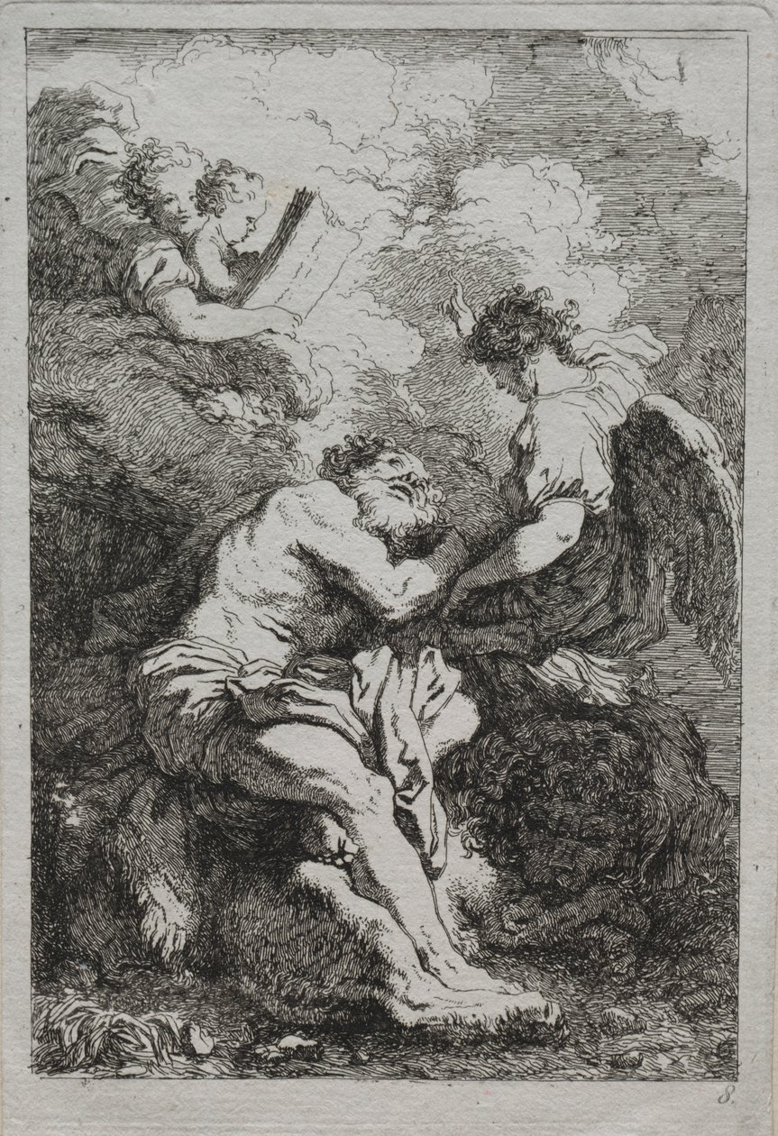 St. Jerome by Jean Honore Fragonard