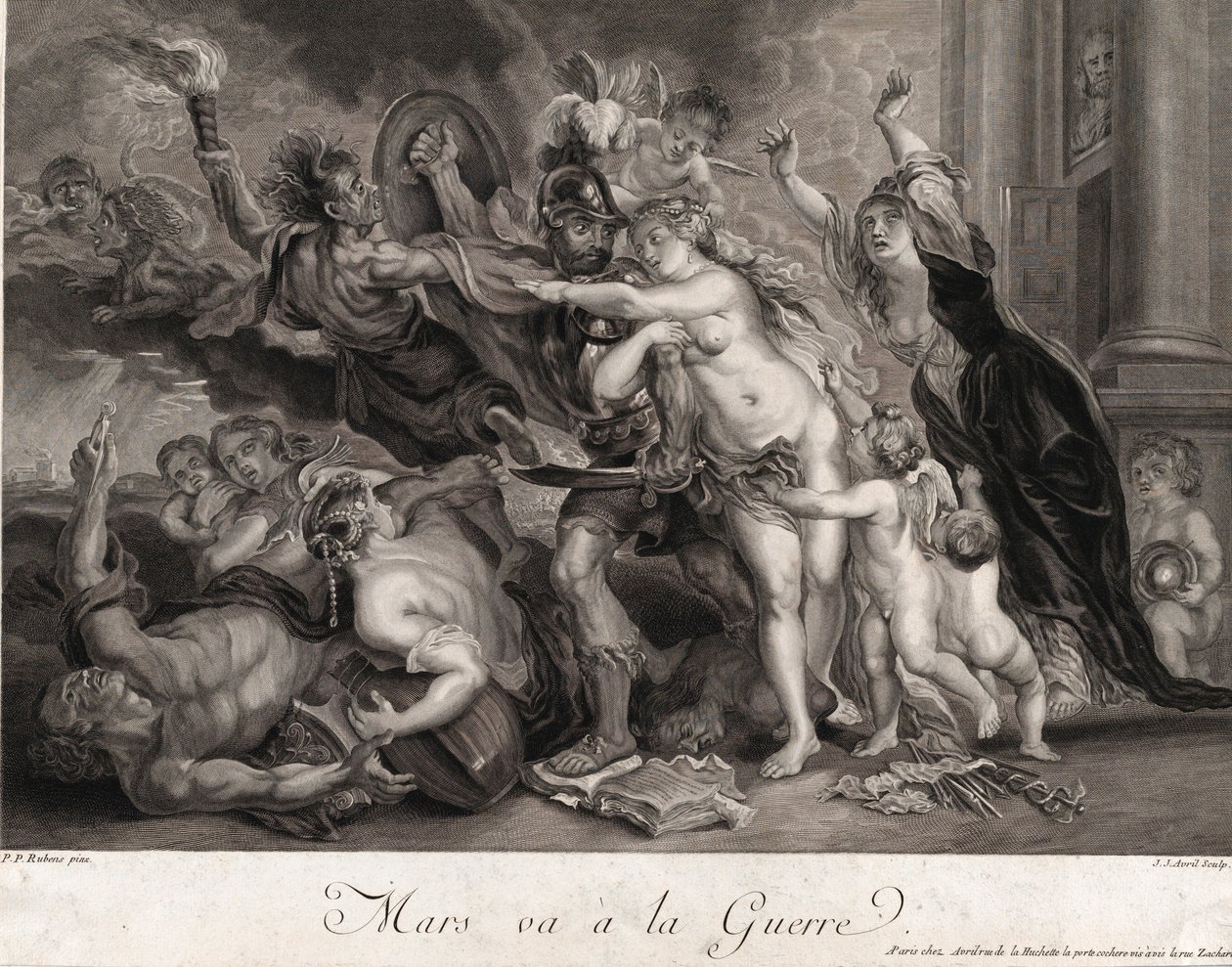Mars Goes to War by Jean Jacques Avril
