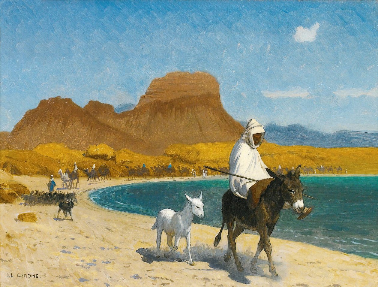 Akaba Gulf by Jean Leon Gerome