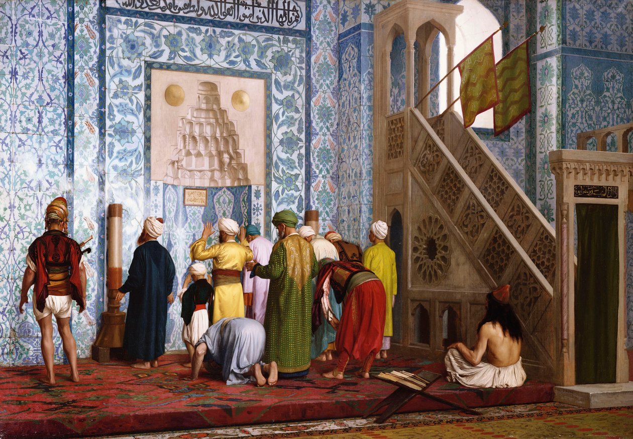 The Blue Mosque by Jean Leon Gerome
