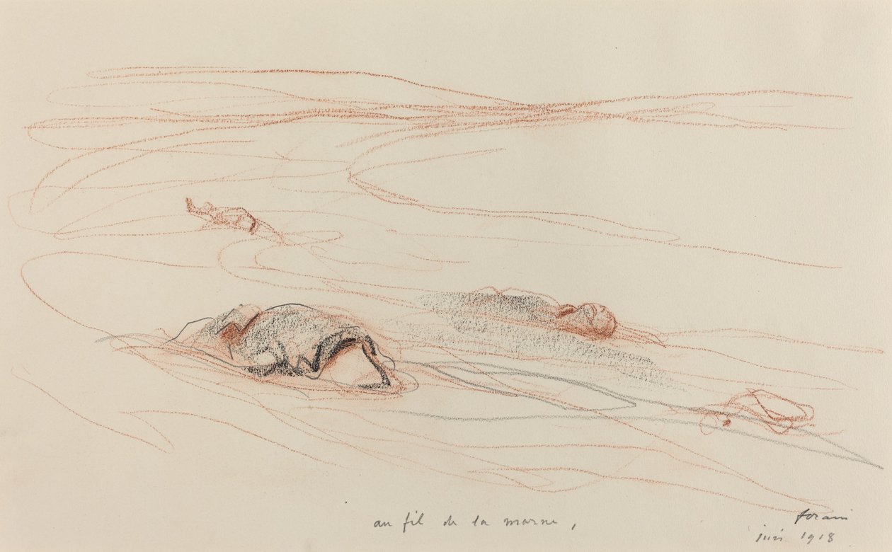 Along the Marne by Jean Louis Forain