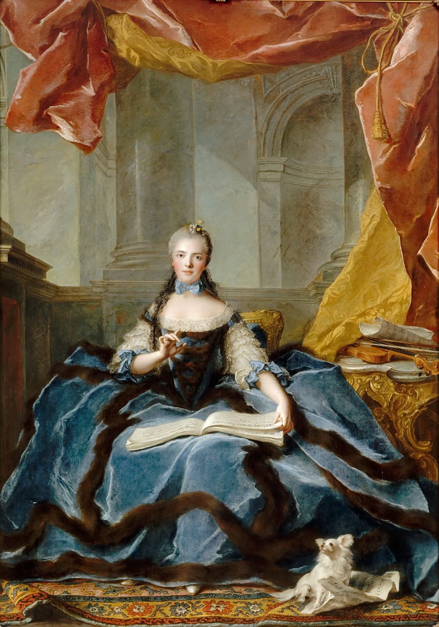 Princess Marie Adélaïde of France by Jean Marc Nattier