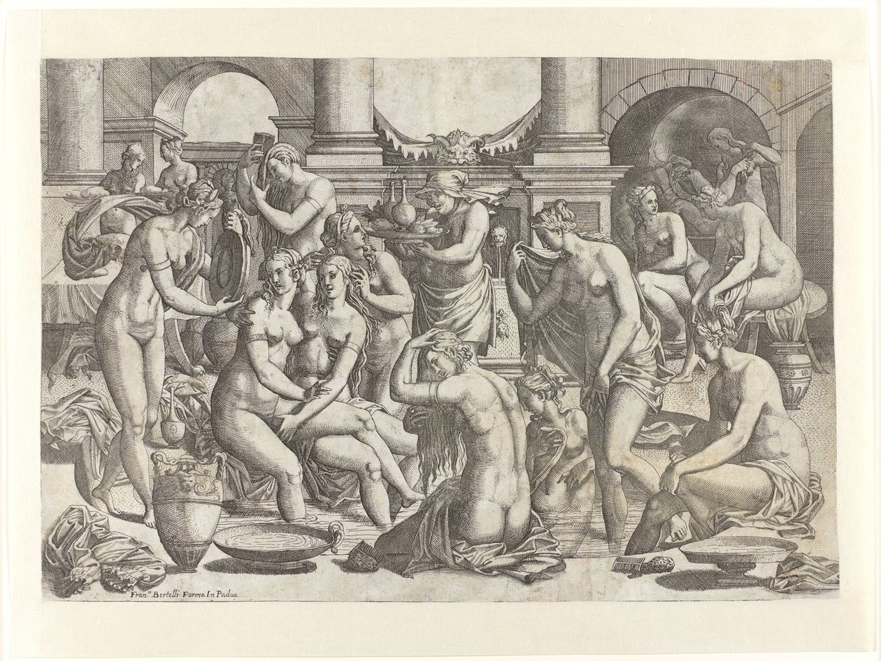 Bathing Nymphs by Jean Mignon