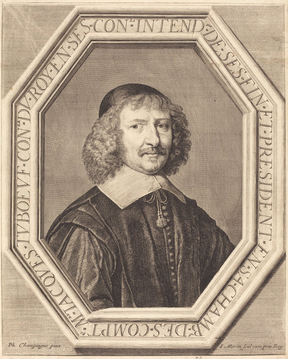 Jacques Tuboeuf by Jean Morin after Philippe de Champaigne