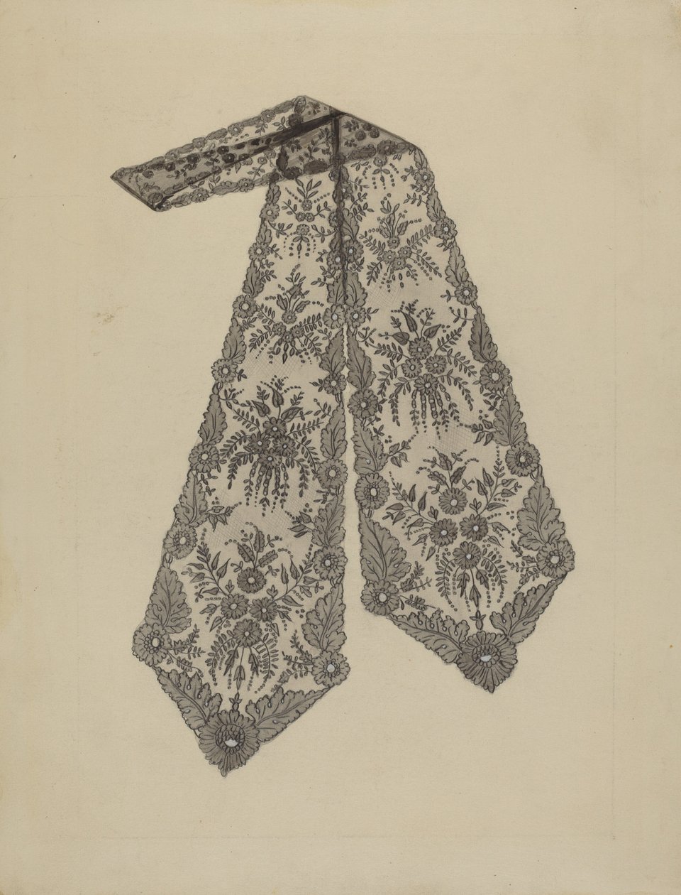 Lace Cravat by Jean Peszel