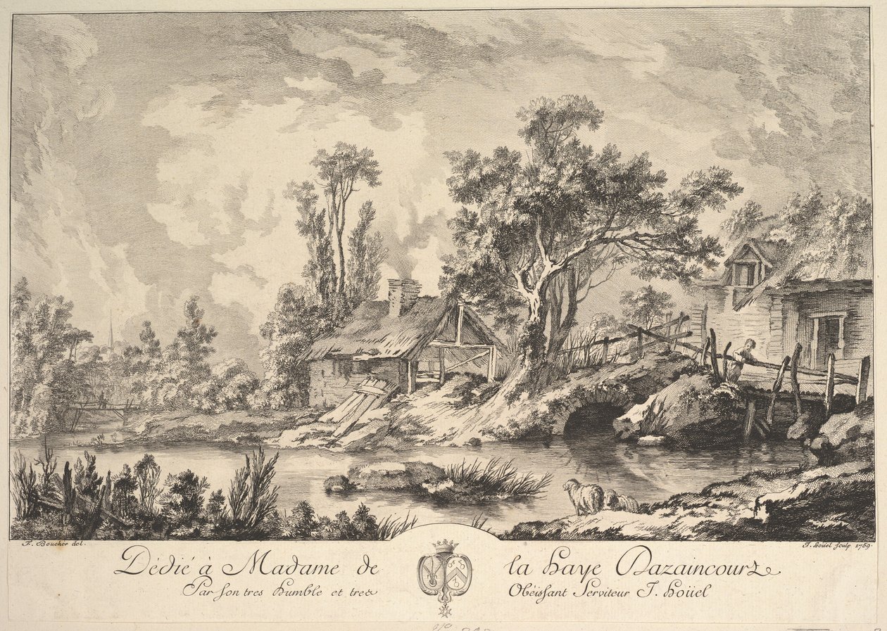 Landscape by Jean Pierre Houel