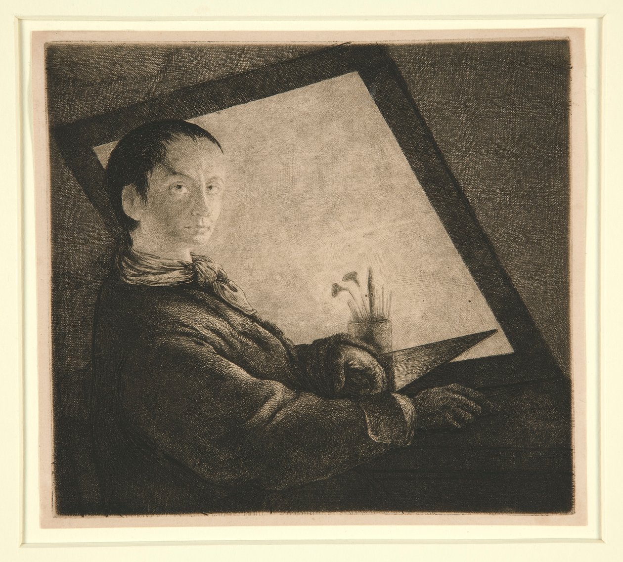 Self-portrait by Jean Pierre Norblin