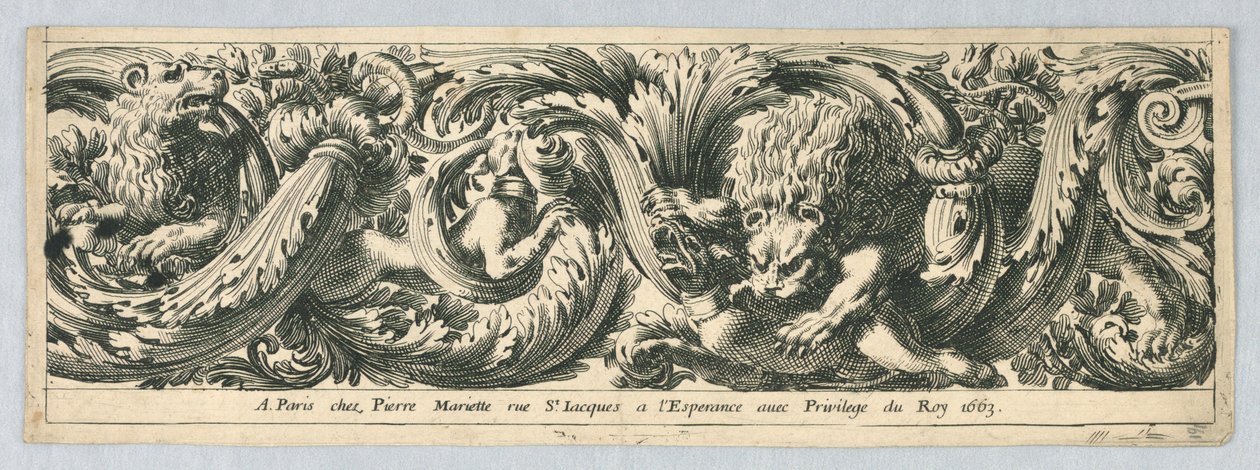 Frieze by Jean le Pautre