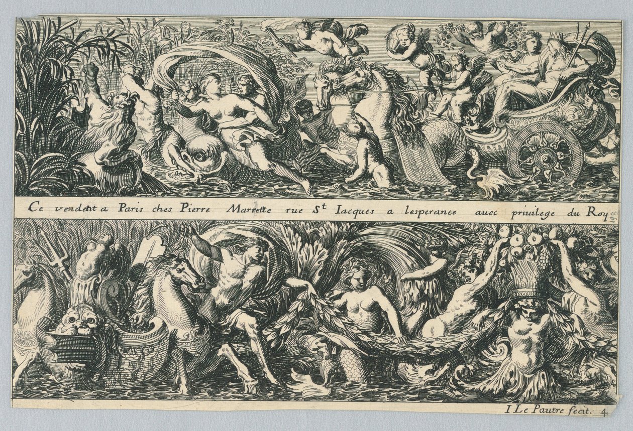 Two Friezes by Jean le Pautre