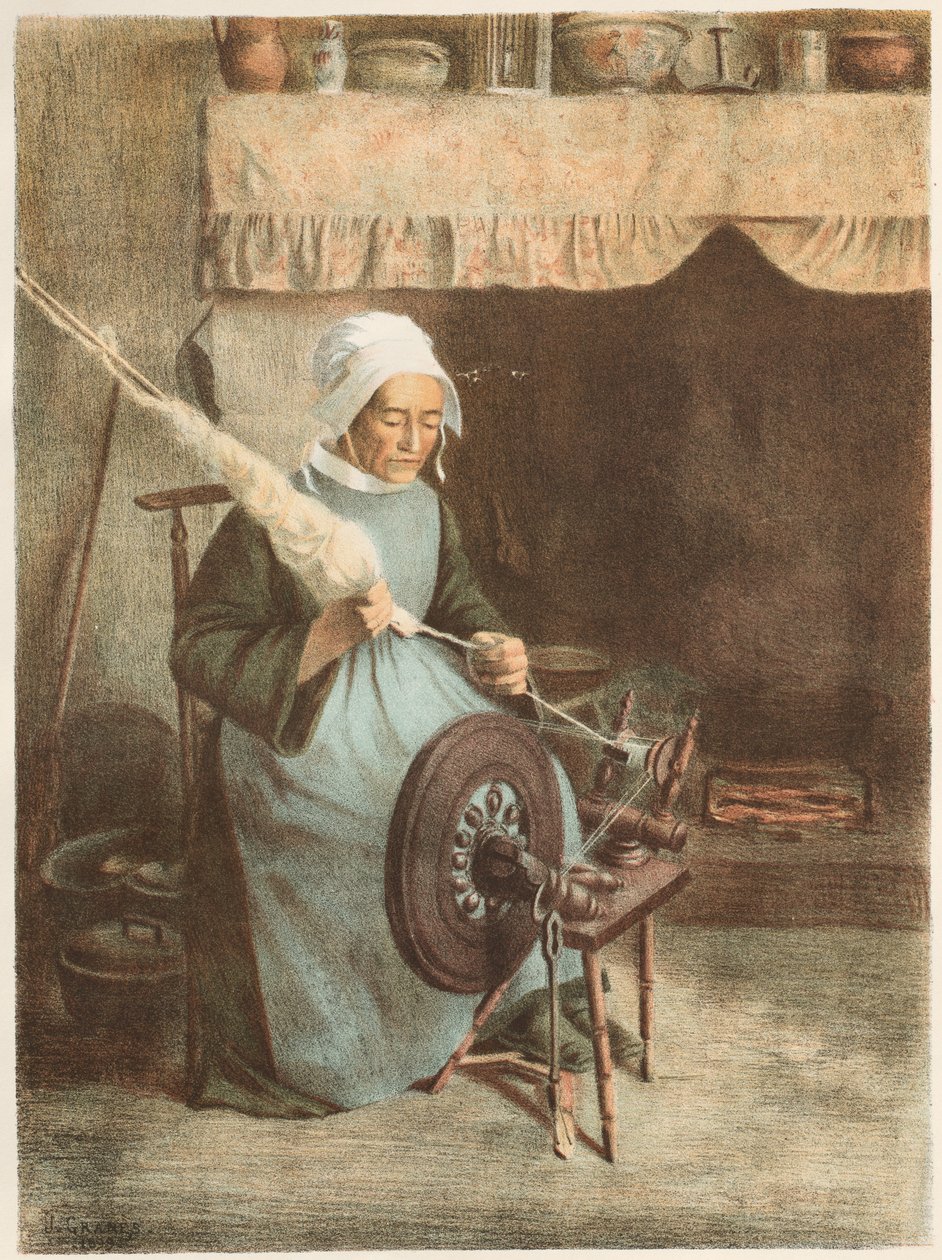 LAïeule, 1899 by Jeanne Granes