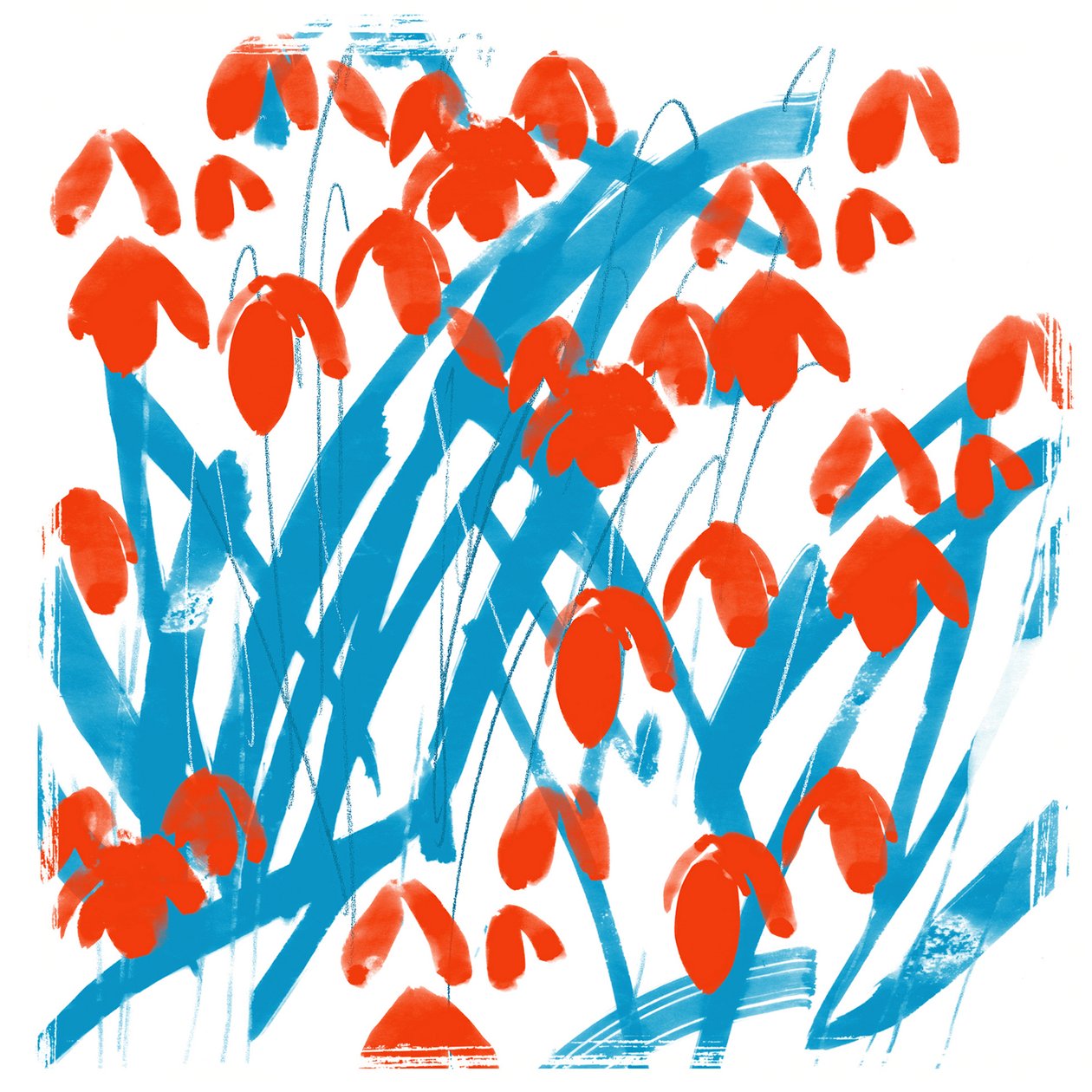 Red Snowdrops by Jenny Frean