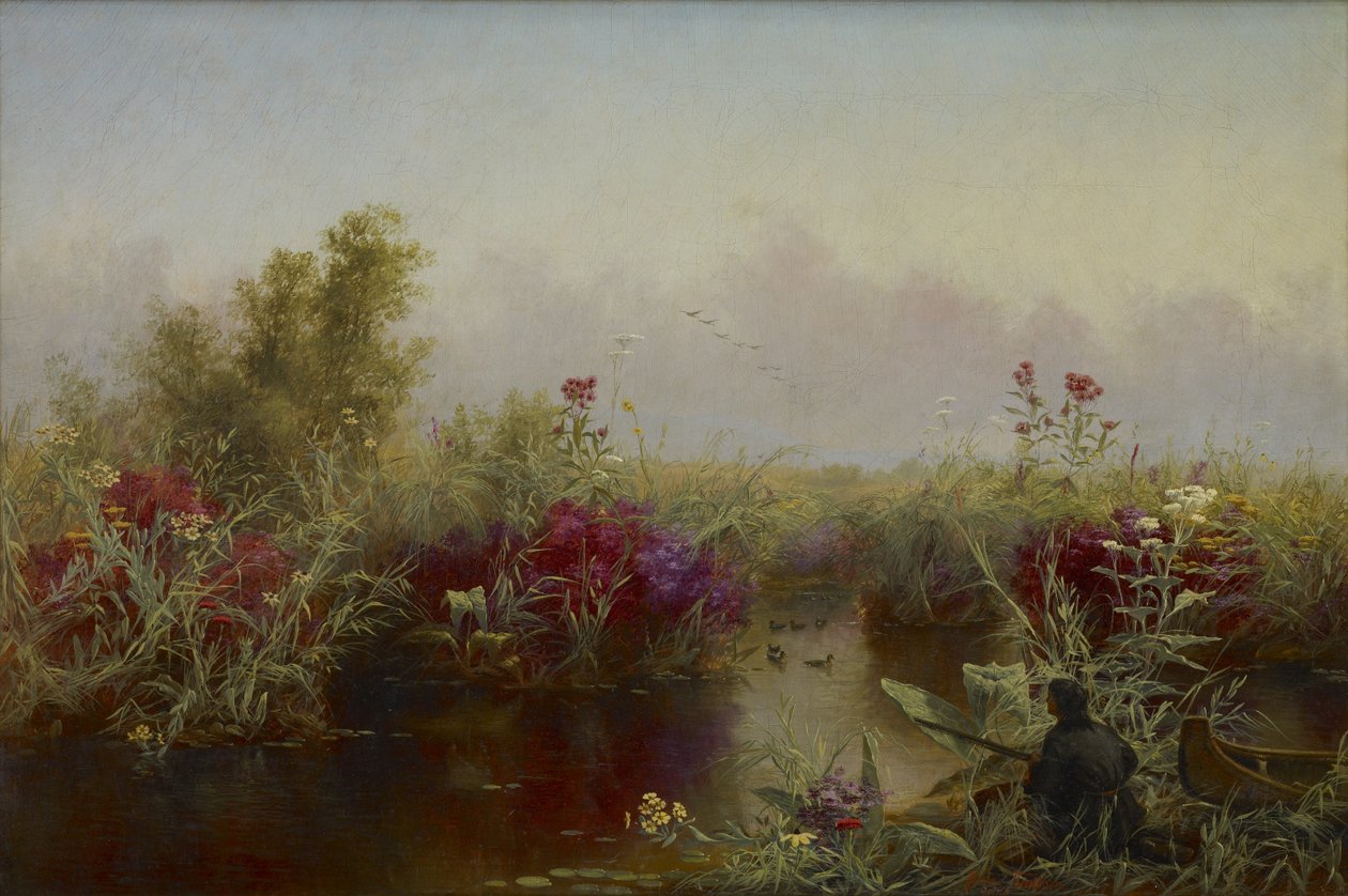 Duck Hunting, 1867 by Jerome Thompson