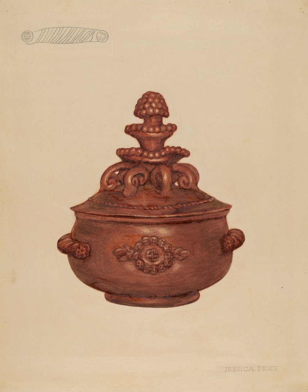 Covered Bowl by Jessica Price
