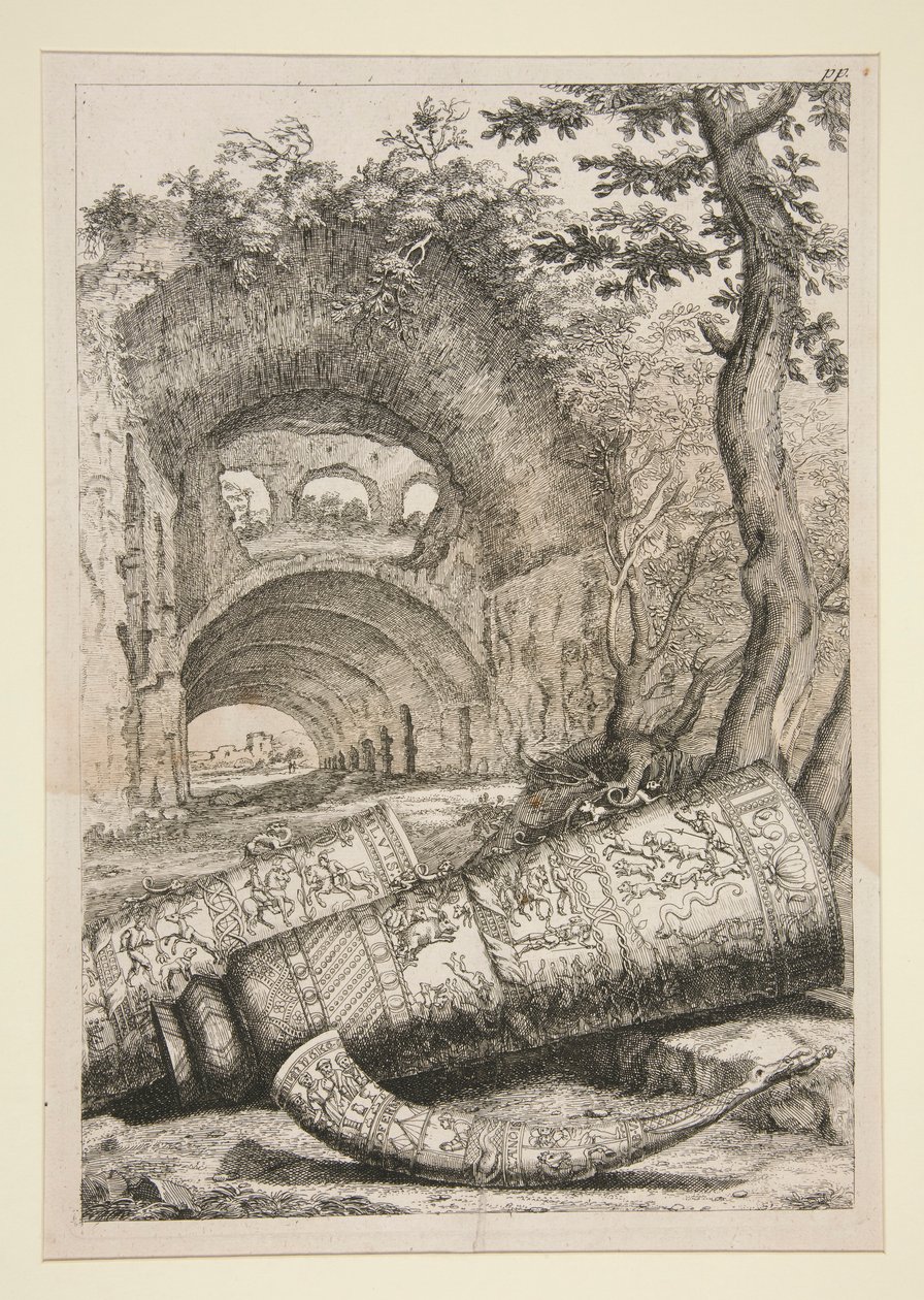 A Horn and Two Tall by Joachim von Sandrart