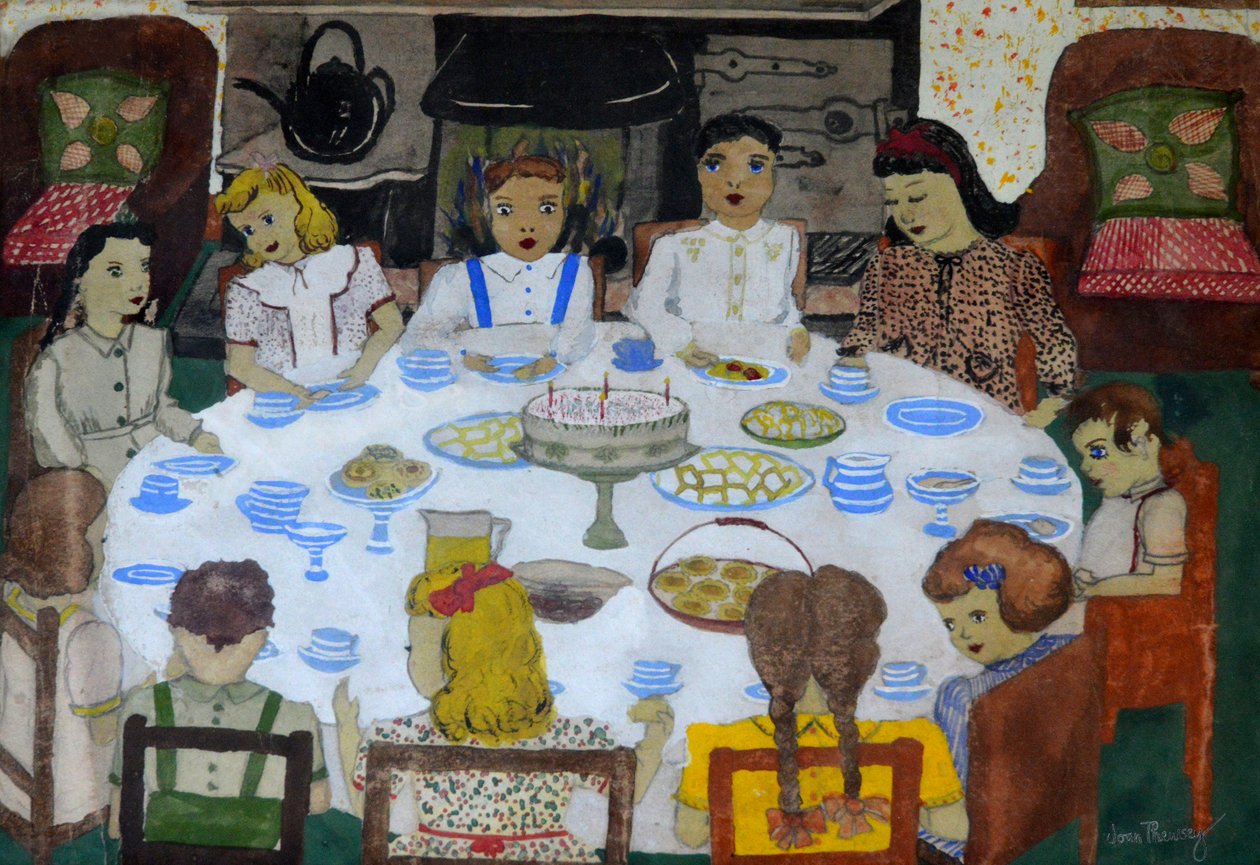 Childrens Party, 1947 by Joan Thewsey