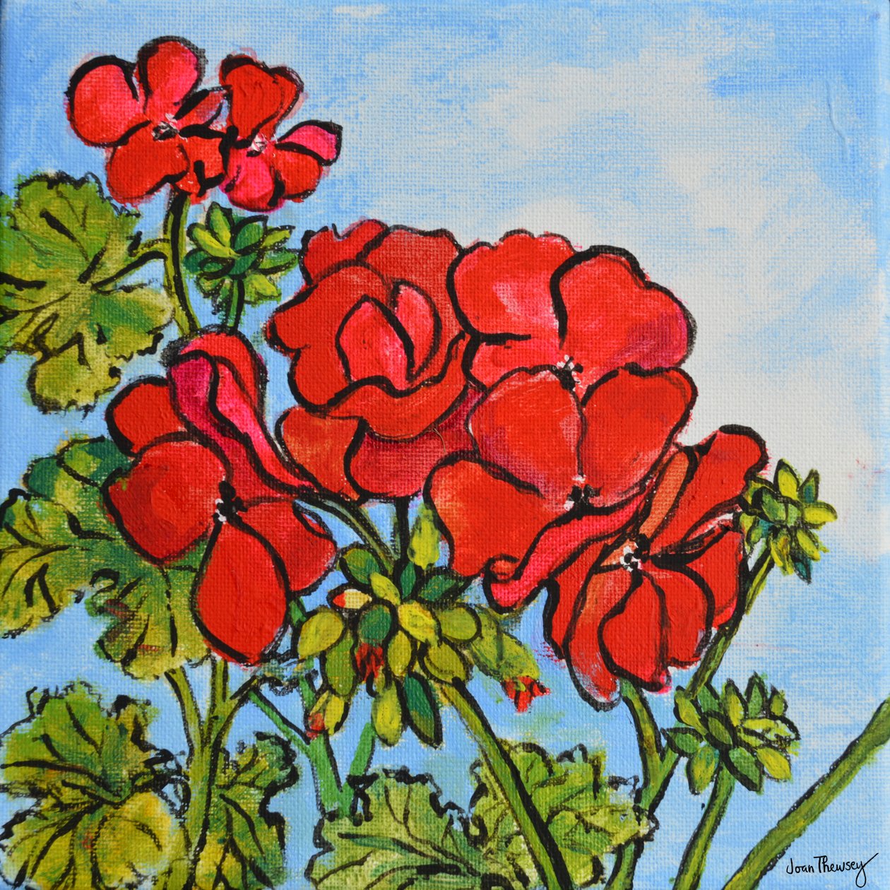 Geranium by Joan Thewsey