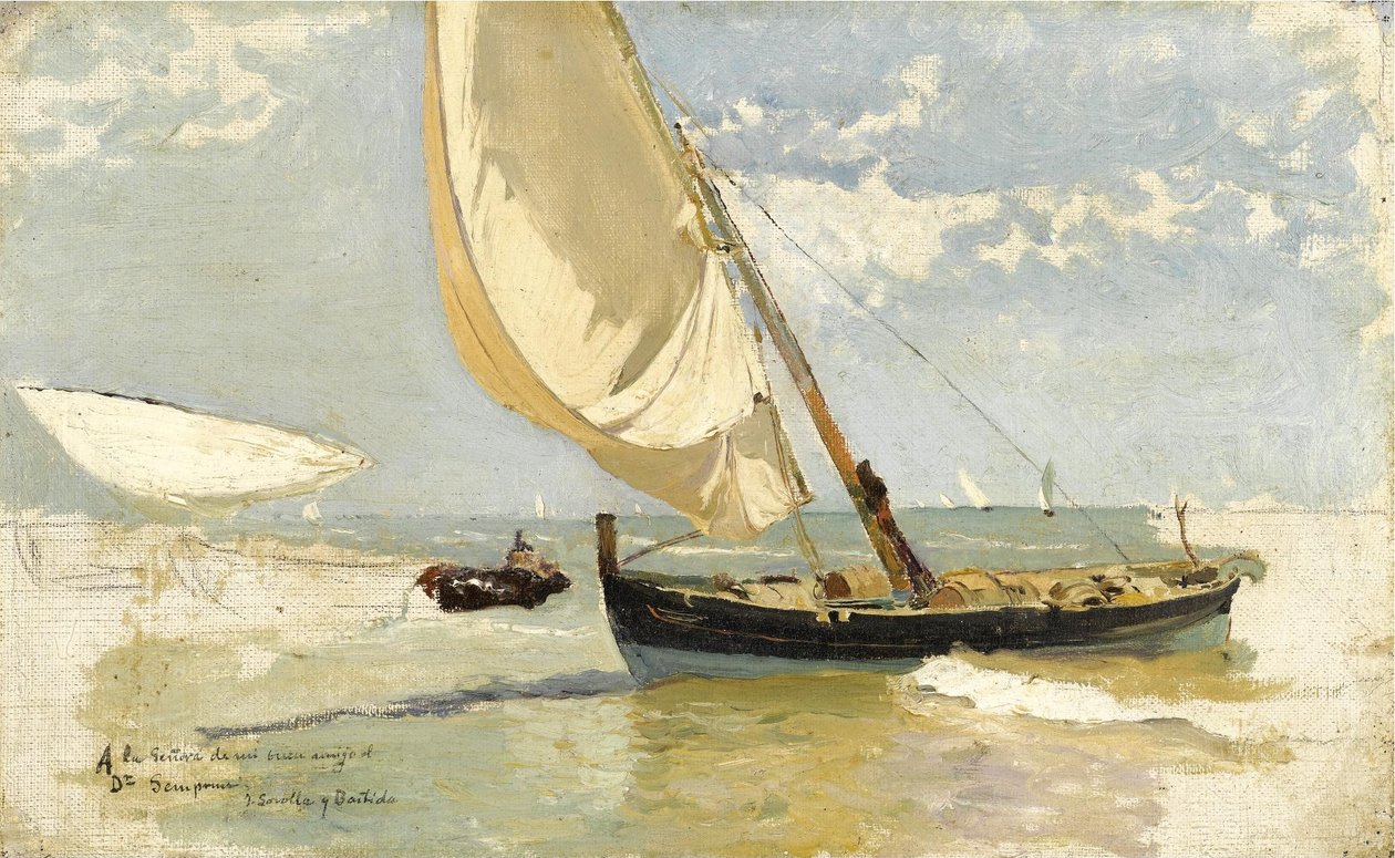 Beach Study by Joaquín Sorolla
