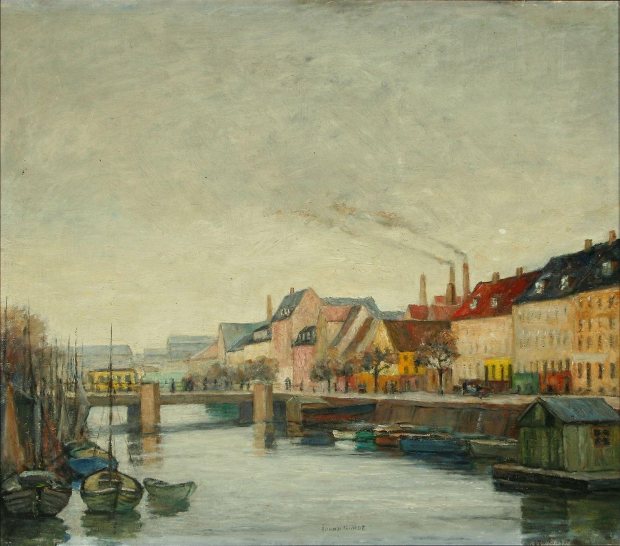 Channel Scenery from Copenhagen by Johan Rohde