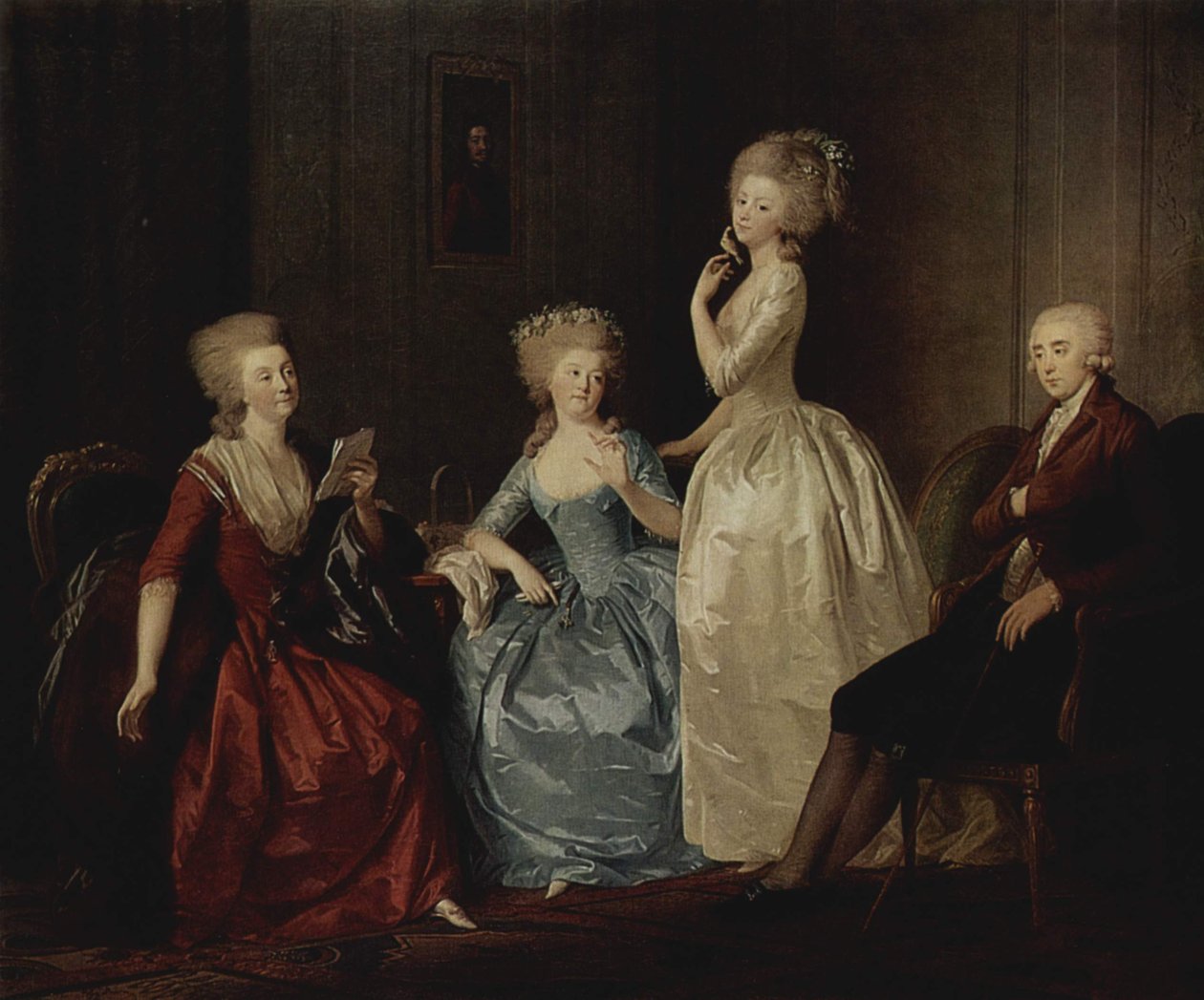 Portrait of Countess Saltykova and Her Family by Johann Heinrich Wilhelm Tischbein