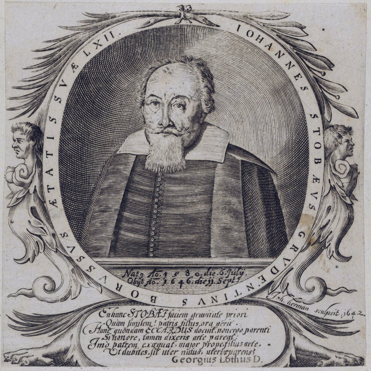 Johann Stobäus by Johann Herman