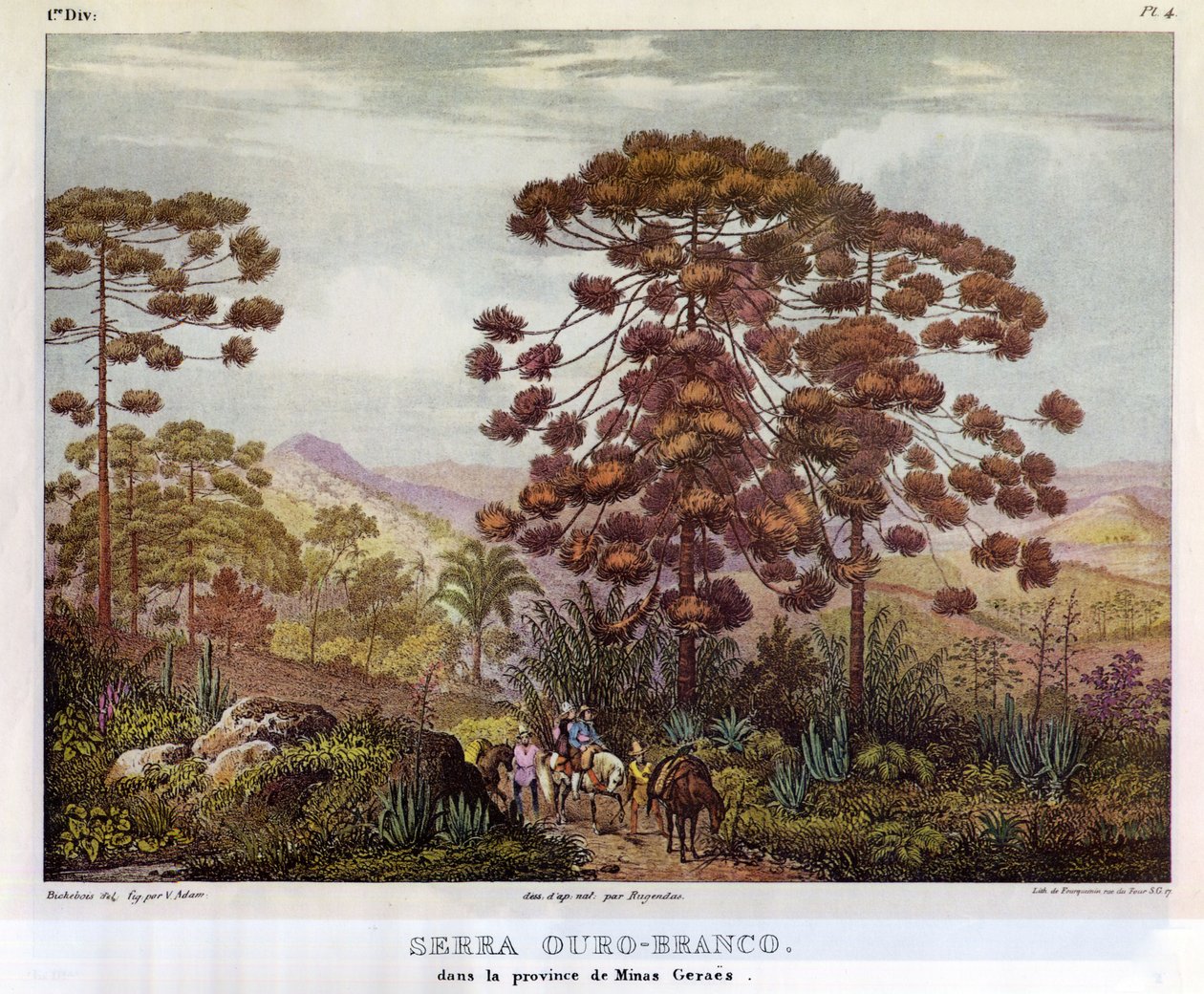 Serra Ouro-Branco by Johann Moritz Rugendas
