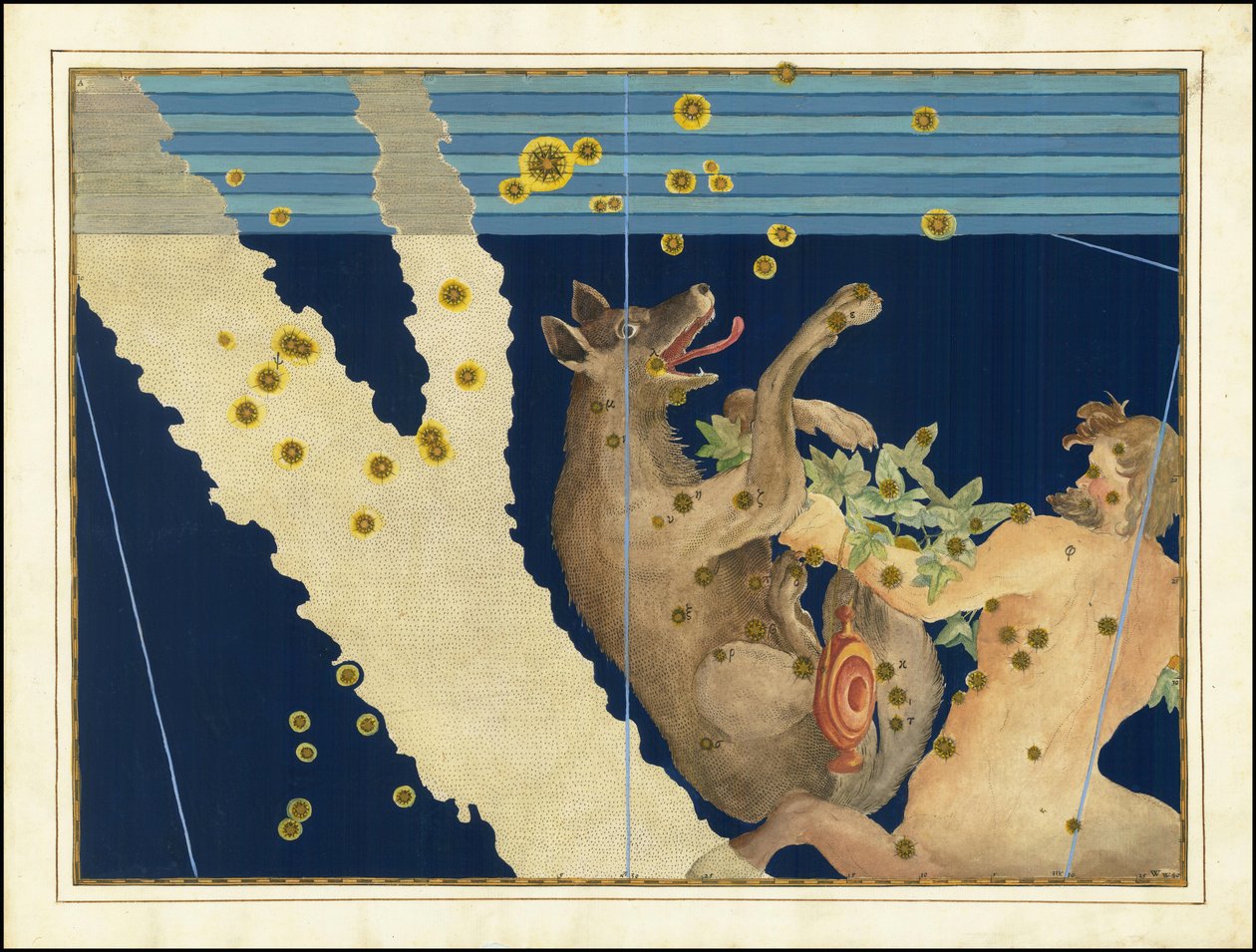 Lupus and Centaurus by Johann Bayer