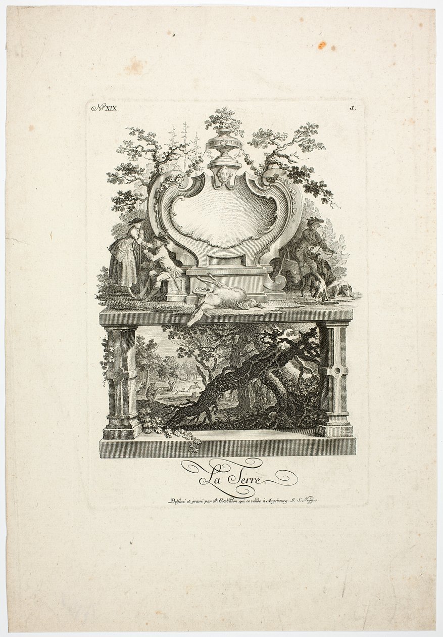 Earth by Johann Esaias Nilson