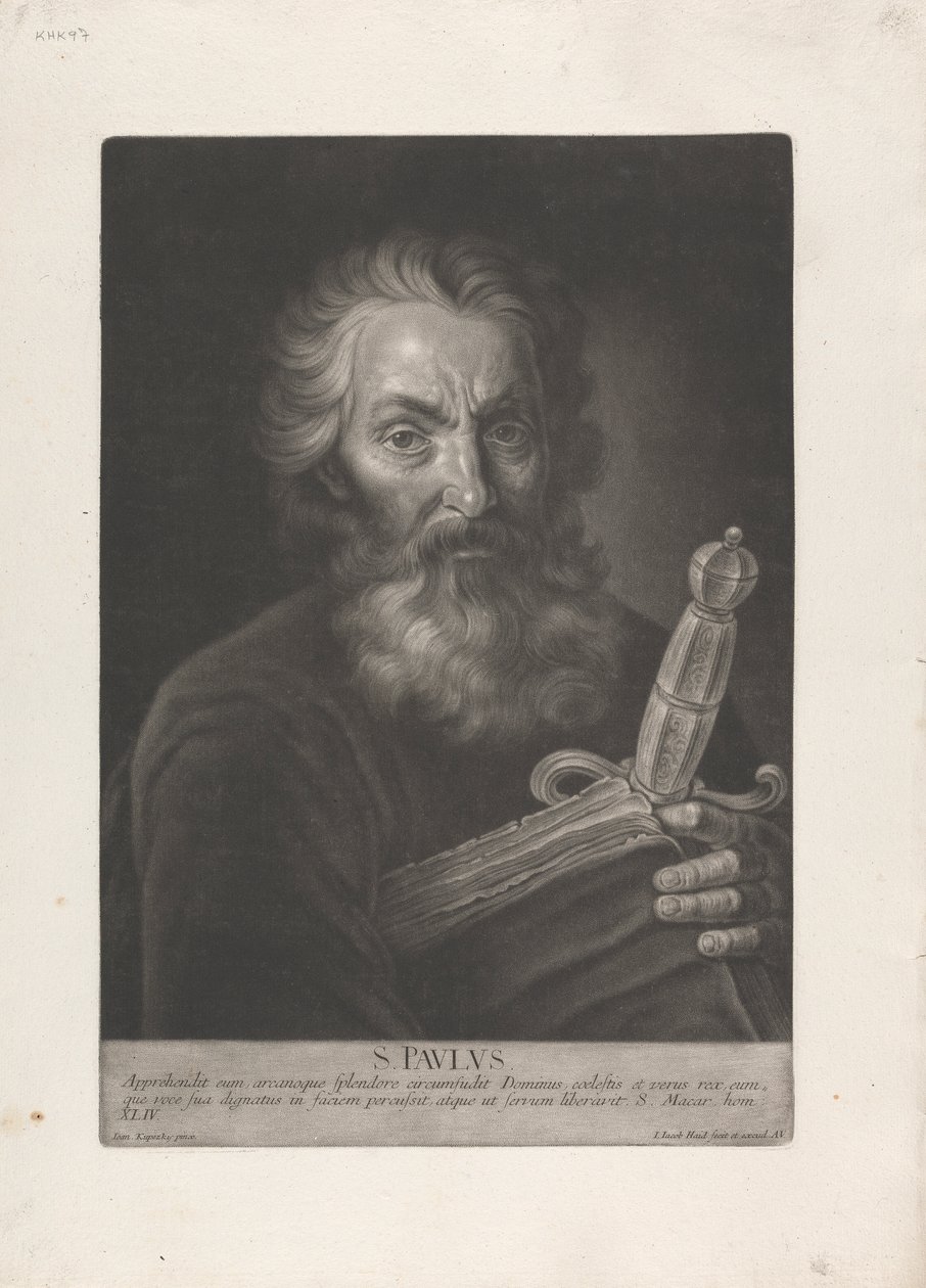 Saint Paul by Johann Jacobus Haid