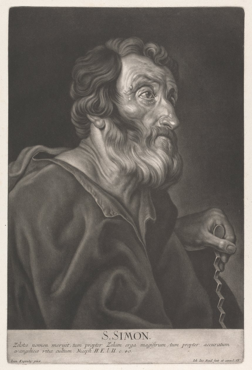Saint Simon by Johann Jacobus Haid
