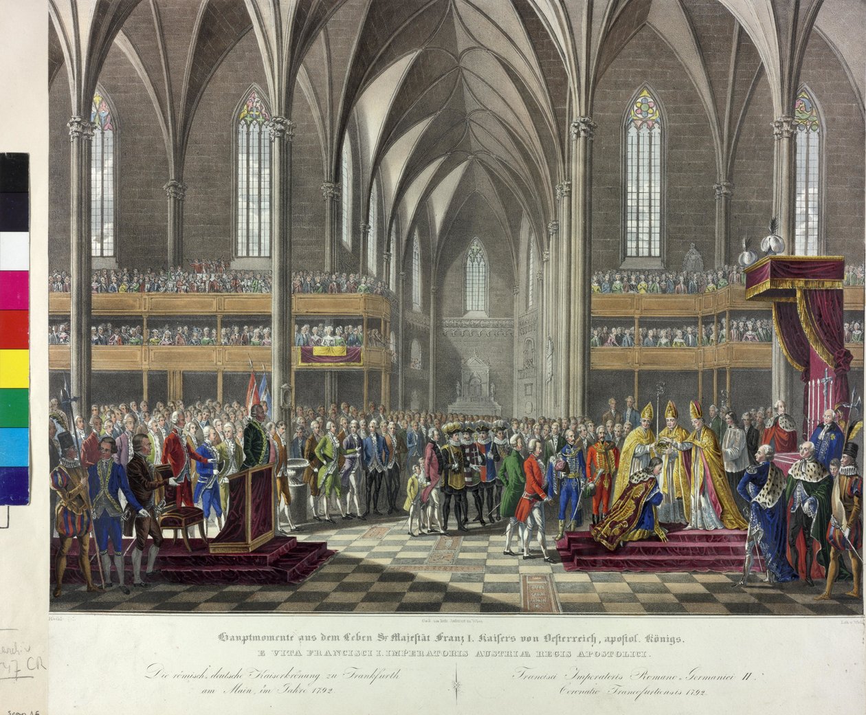 Imperial Coronation 1792 by Johann Nepomuk Hoechle