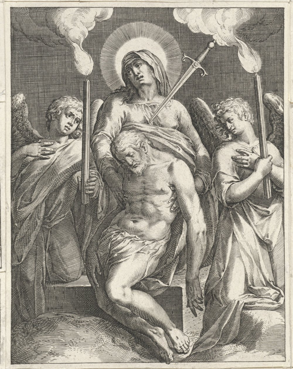 Pietà by Johann Sadeler (I)