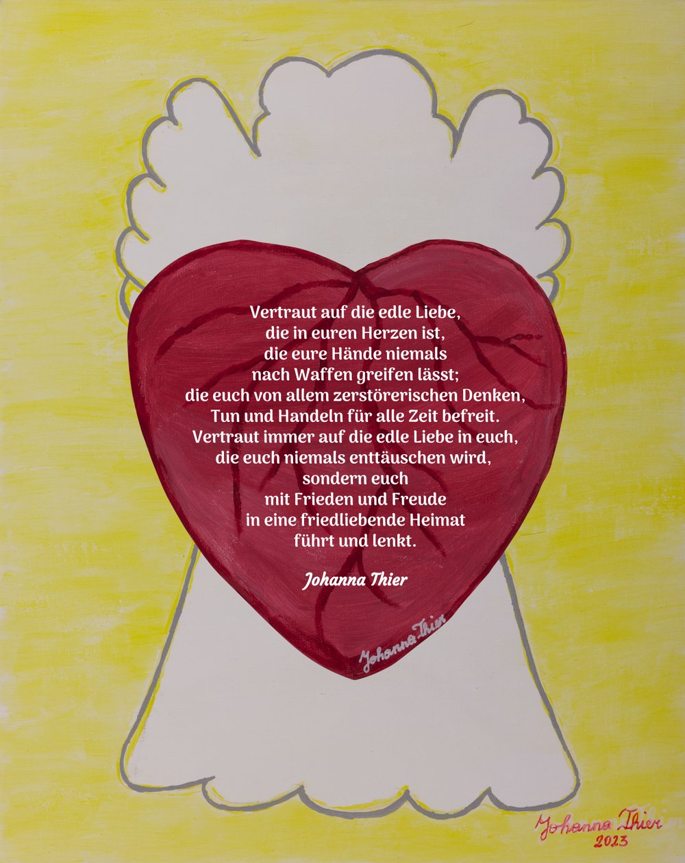 The Angel of Peace by Johanna Thier