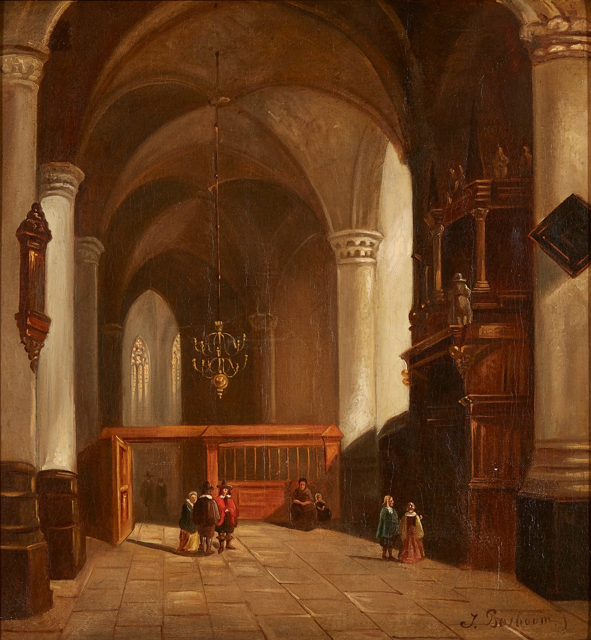 Church Interior by Johannes Bosboom