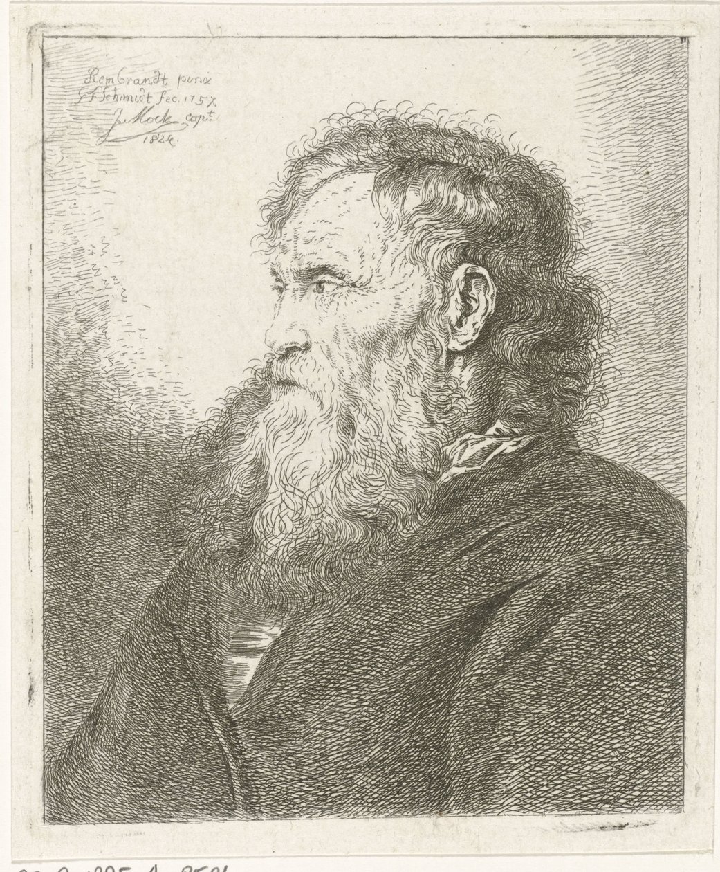 Old Man with Beard by Johannes Mock
