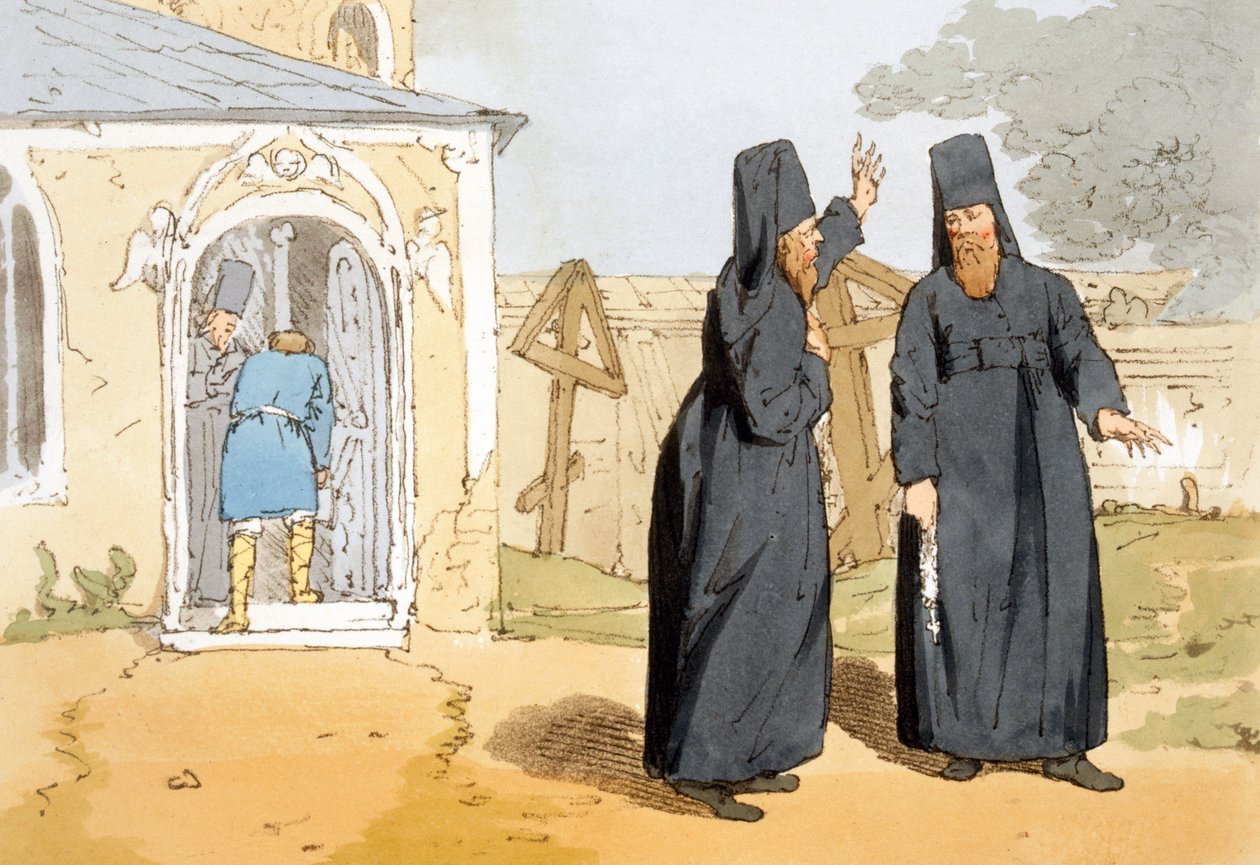 Monks by John Augustus Atkinson