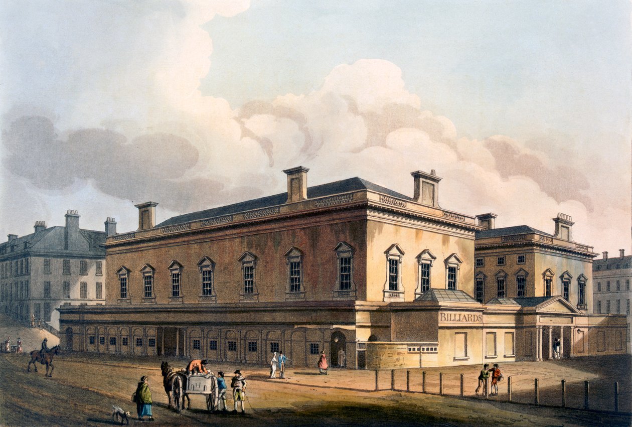 Clubhouse, Bath by John Claude Nattes