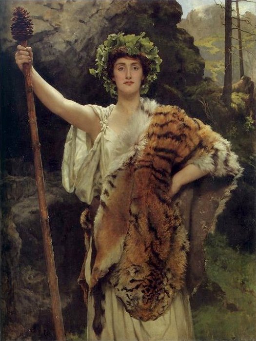 The Priestess of Bacchus by John Collier