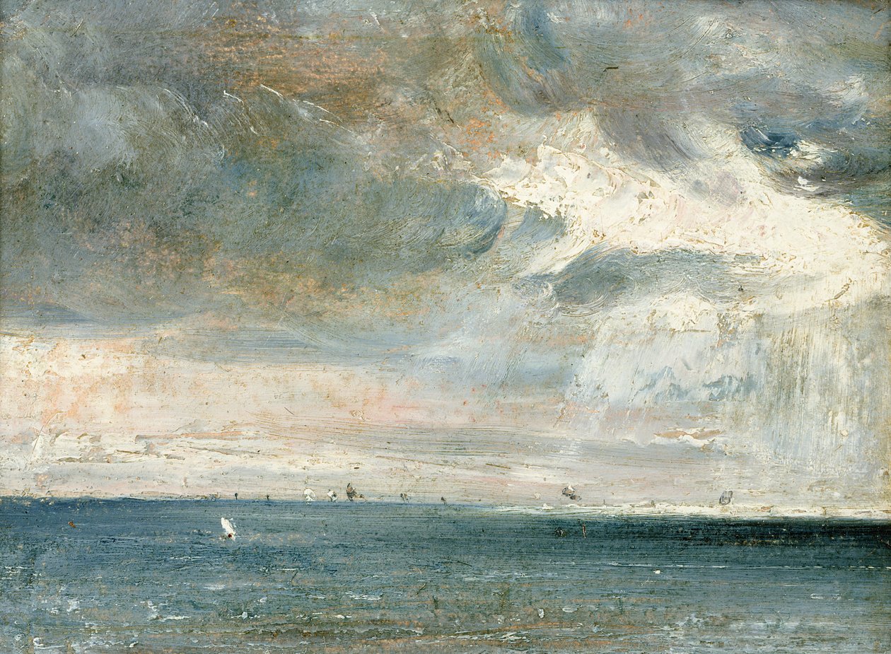 Study of Sea and Sky (A Storm off the South Coast) by John Constable