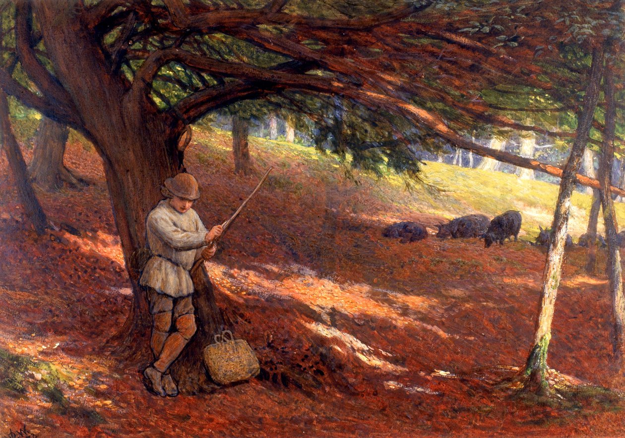 The Swineherd by John Dawson Watson