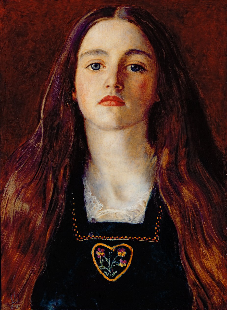 Portrait of a Girl, 1857 by John Everett Millais