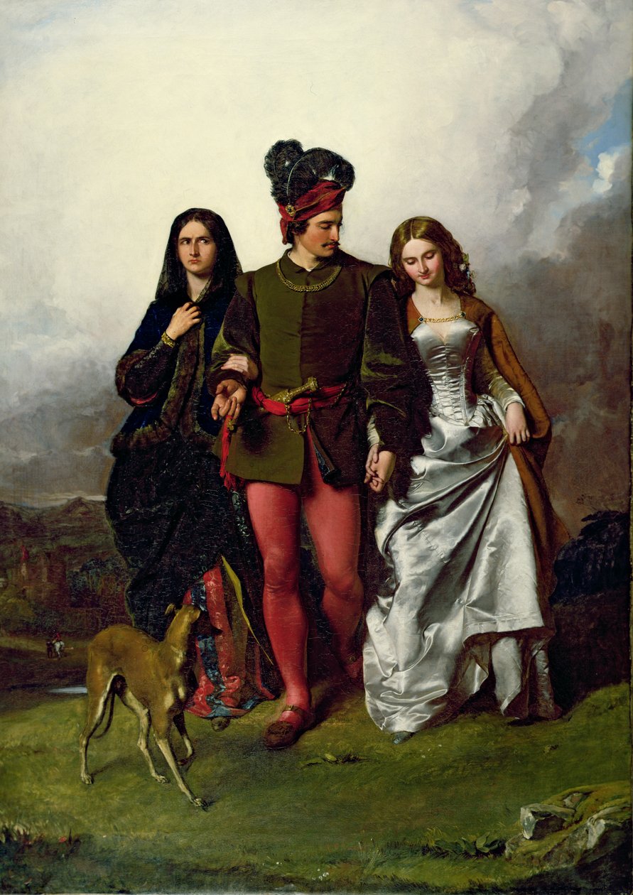 The Cruel Sister by John Faed