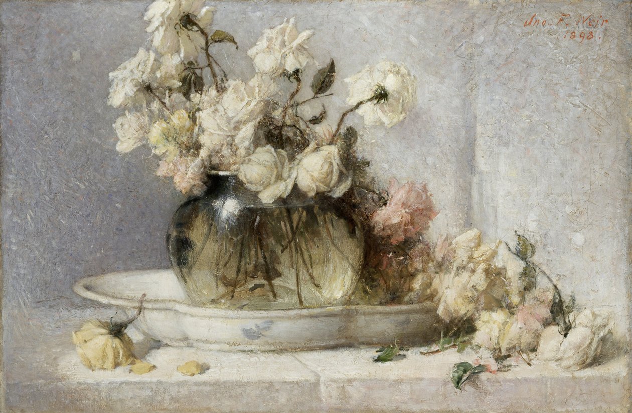 Roses by John Ferguson Weir