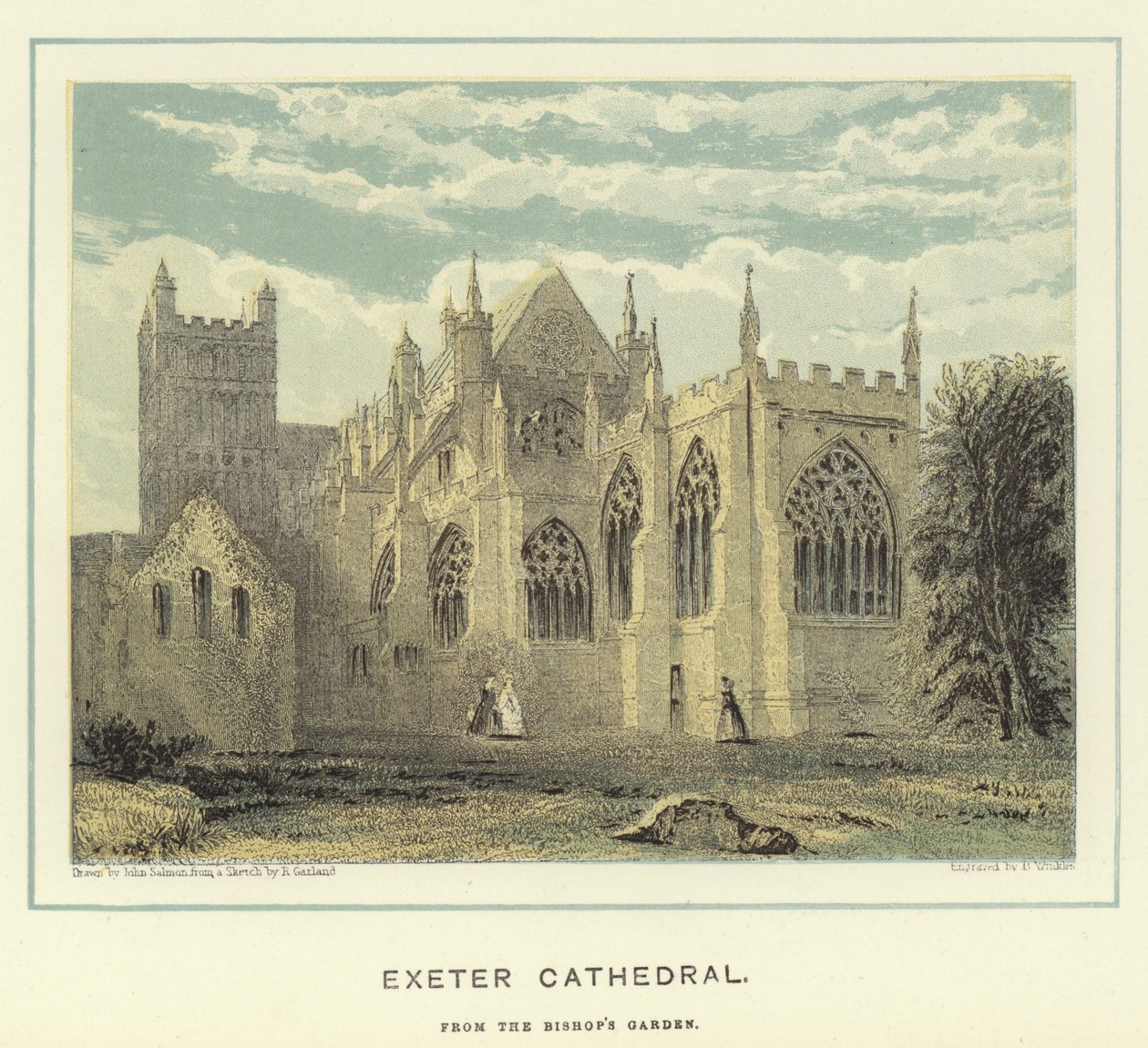 Exeter Cathedral, from the bishop