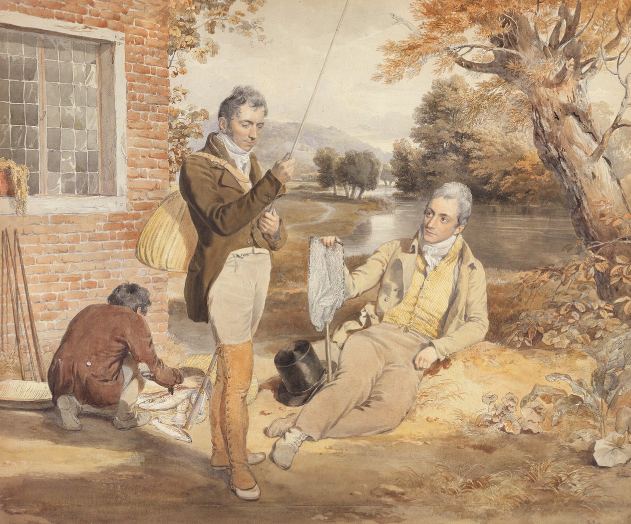 Fishing by John Frederick Lewis