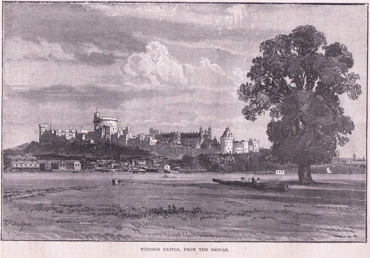 Windsor Castle from the Brocas by John Fulleylove