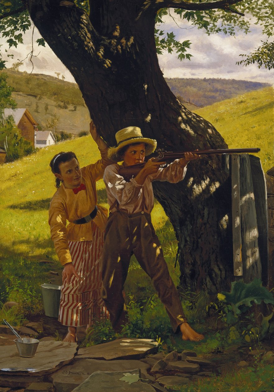A Sure Shot by John George Brown