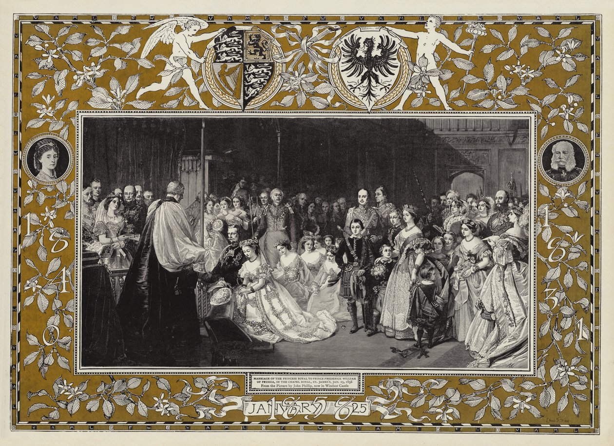 Marriage of the Princess Royal to Prince Fredrick William of Prussia, in the Chapel Royal, St James