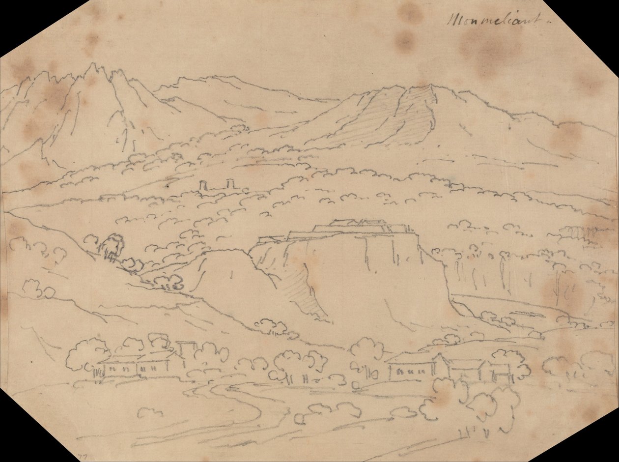 Monmeliant by John Robert Cozens