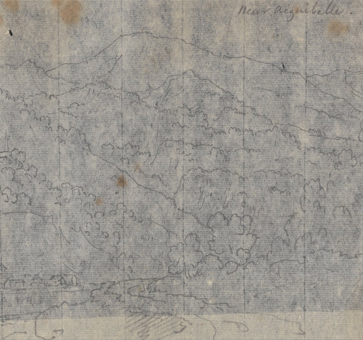 Near Aiguebelle by John Robert Cozens